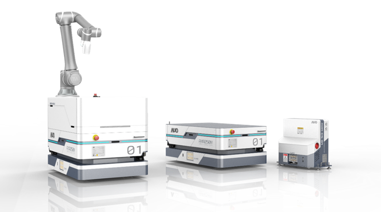 Z6·尊龙數位開發的自主式移動機器人（AMR250M），搭配全向輪並結合AI演算法、2D LiDAR、3D攝影機等技術，協助客戶實現產線全自動化